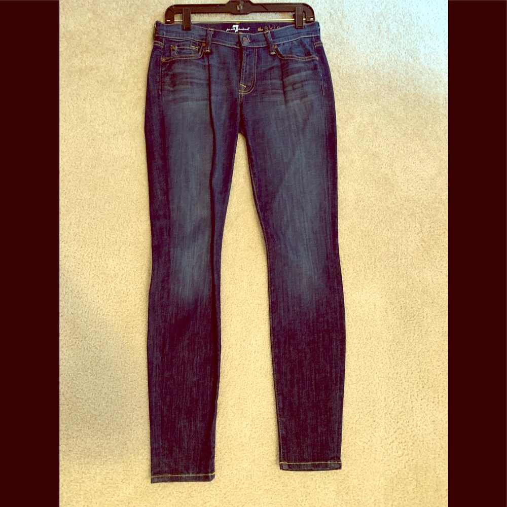 7 for All ManKind straight leg jeans sz 29